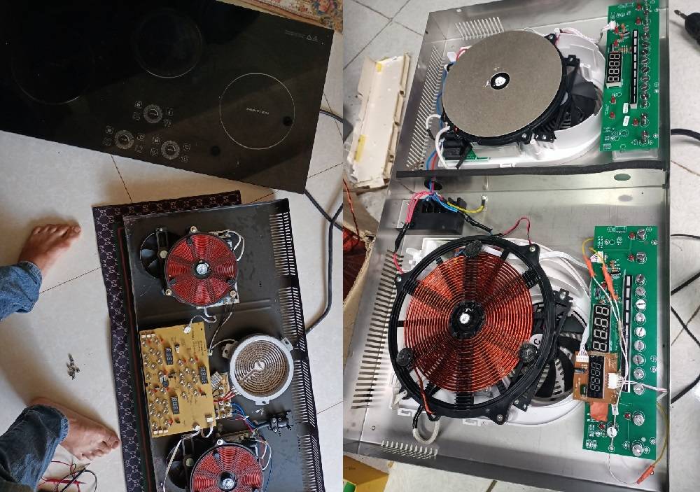 Thử điều chỉnh nhiệt độ hoặc chế độ nấu của bếp từ để khắc phục lỗi